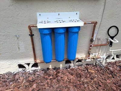 Blue Pure Way Water Filtration System Installation