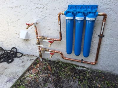 Home Water Filter System Installation