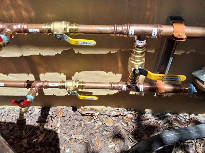 New Home Plumbing System Installation