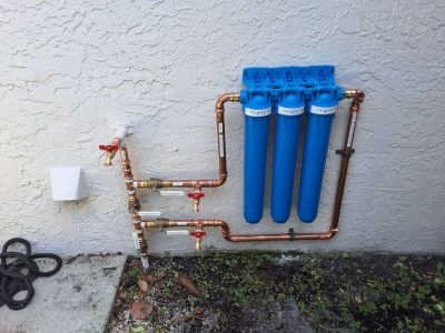 New Home Water Filter System Installation