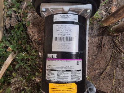 New Pump Installation