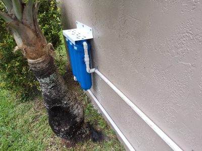 New Water Filter Installation