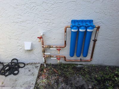 New Water Filter System Installation