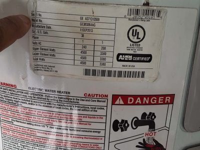 New Water Heater System Information