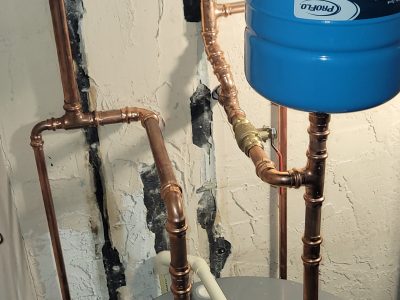New Water Heater Unit Installation