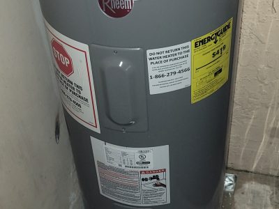 New Water Heating System Installation Project