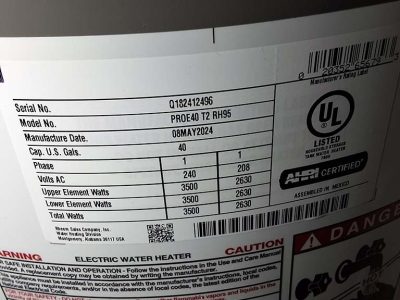 Residential Electric Water Heater Solutions