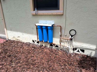 Residential New Water Filtration System Installation