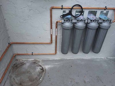 Residential Water Filter System Installation