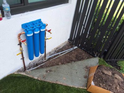 Water Filtration Purification Installation Project